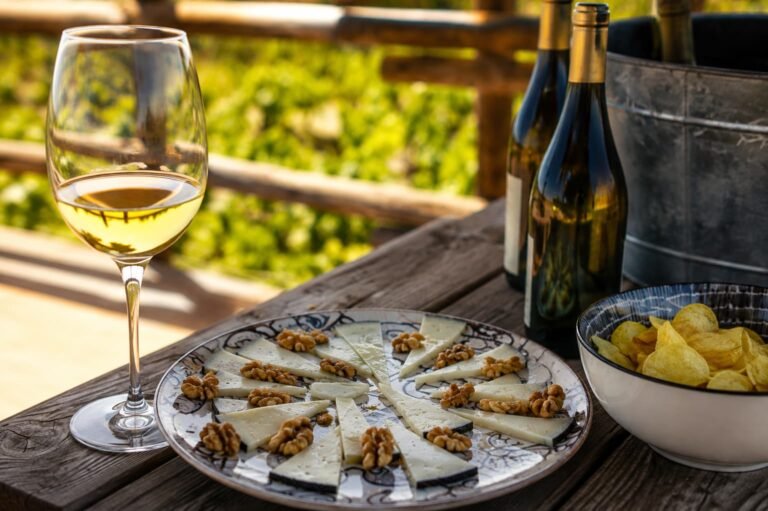 Tapas pairing in manilva wine tasting